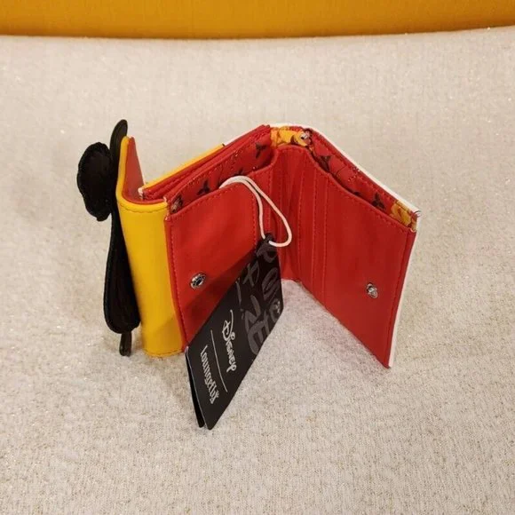 Loungefly Disney Pluto Santa Letter Holiday Flap Wallet NEW - Picture 15 of 16